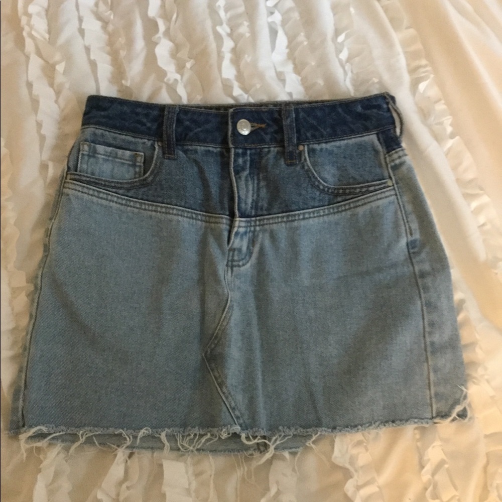Pacsun High waisted denim skirt